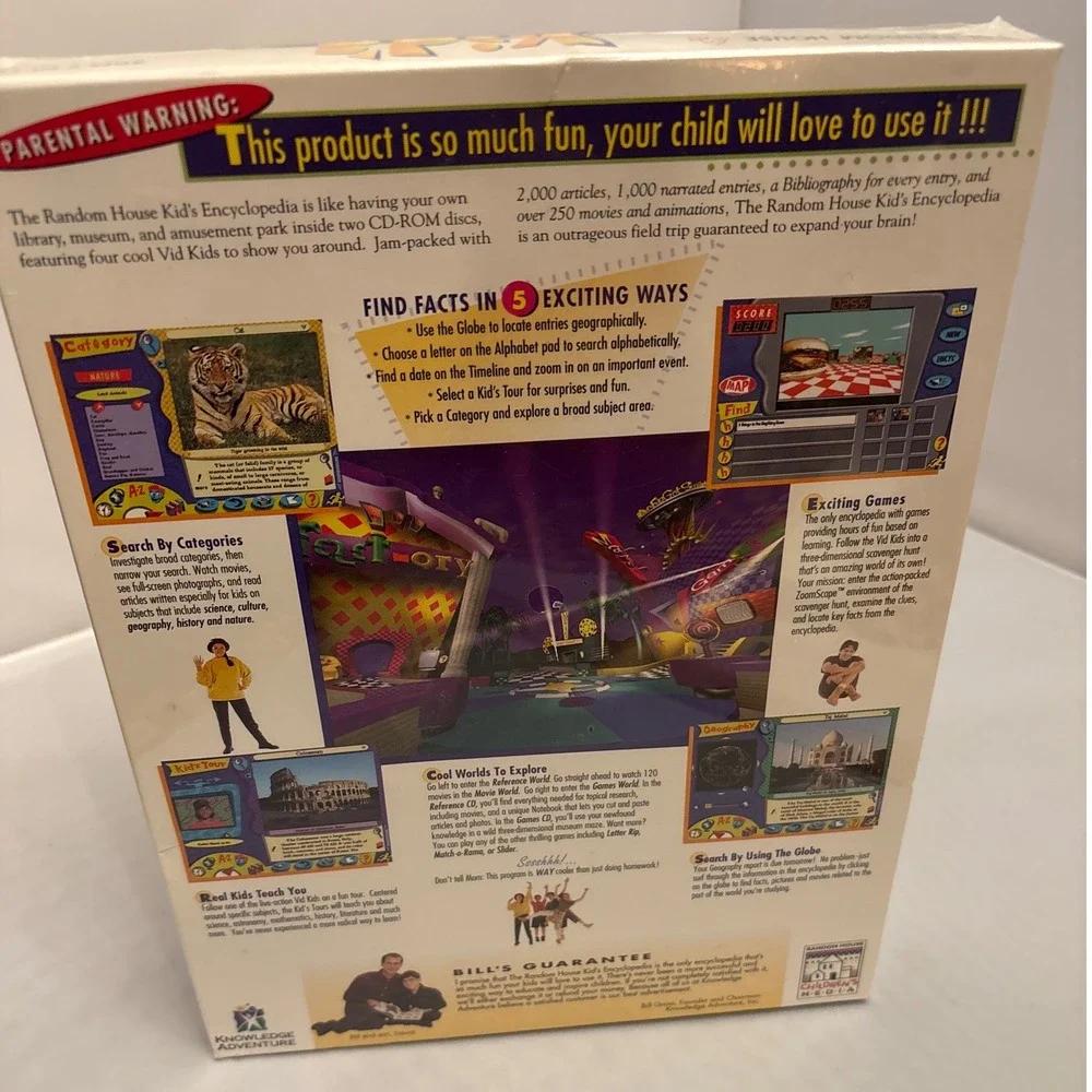 The Random House Kid's Encyclopedia 2 CD-ROM Disc Knowledge Adventure‎ Jumpstart